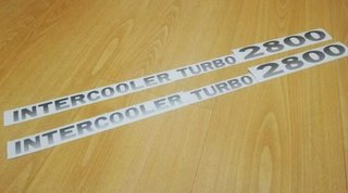 Adesivos Montero Pajero Intercooler Turbo 2800