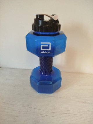Botella Agua Forma Pesa Abbott