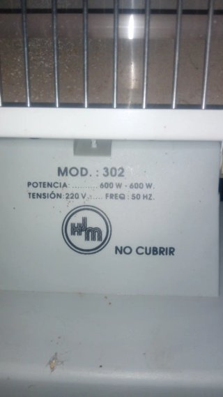 Calefactor Orbegozo Plata/Blanco