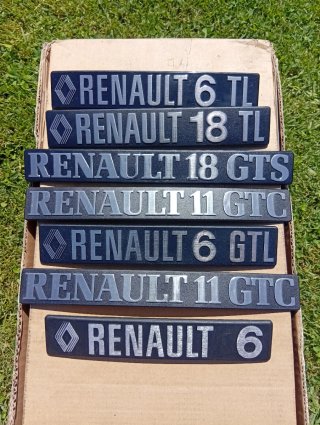 Lote Emblemas Renault