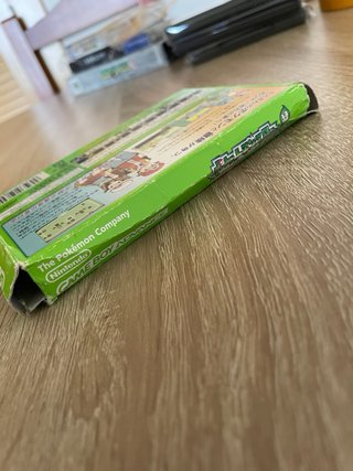 Cajas Pokémon Rojo Fuego y Verde Hoja GBA