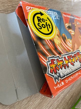Cajas Pokémon Rojo Fuego y Verde Hoja GBA
