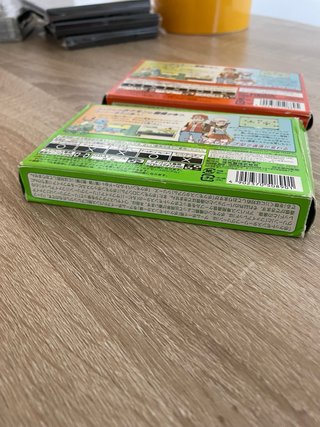 Cajas Pokémon Rojo Fuego y Verde Hoja GBA