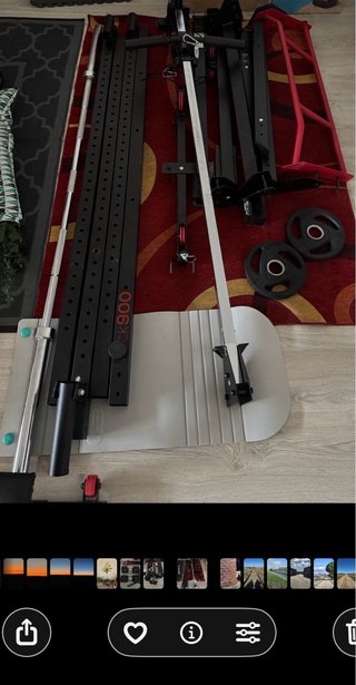 Rack Decathlon 900 + Banco + Barra + Discos