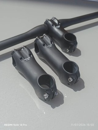 Pack CARBONO:Manillar 760mm + Potencia 80/90/100mm
