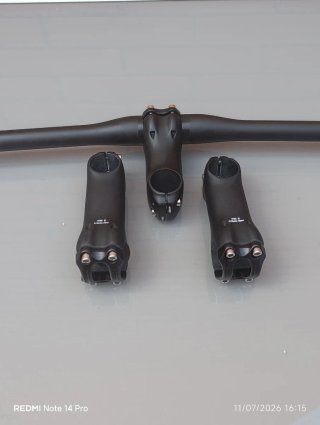 Pack CARBONO:Manillar 760mm + Potencia 80/90/100mm