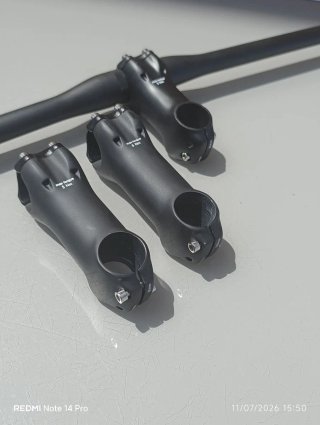 Pack CARBONO:Manillar 760mm + Potencia 80/90/100mm