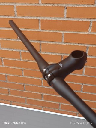 Pack CARBONO:Manillar 760mm + Potencia 80/90/100mm