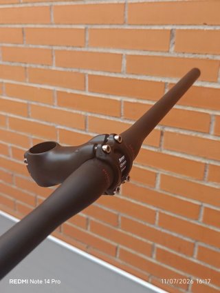 Pack CARBONO:Manillar 760mm + Potencia 80/90/100mm
