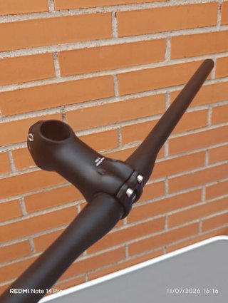 Pack CARBONO:Manillar 760mm + Potencia 80/90/100mm