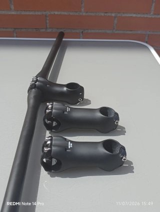 Pack CARBONO:Manillar 760mm + Potencia 80/90/100mm