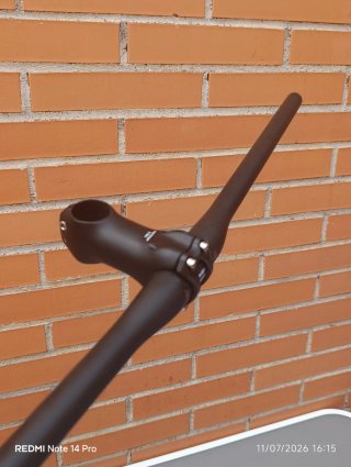 Pack CARBONO:Manillar 760mm + Potencia 80/90/100mm