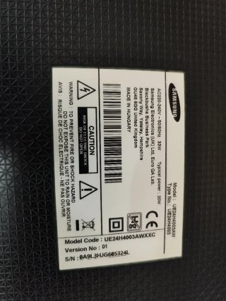 Televisor Samsung Negro
