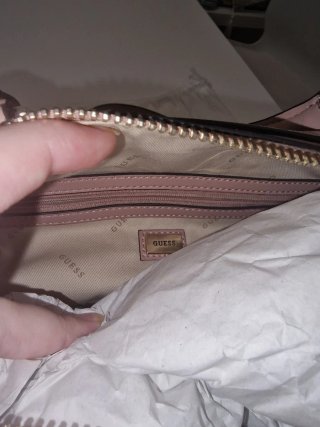 Bolso Guess Rosa Piel Trenzada