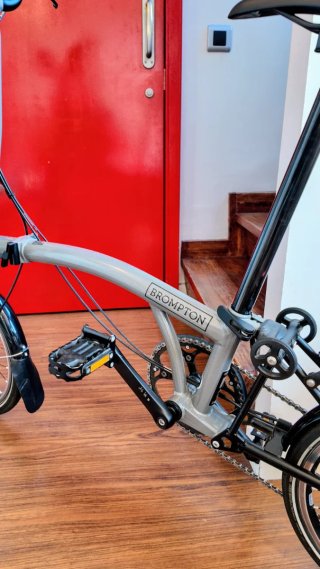Brompton P Line Color Storm Grey 4HL
