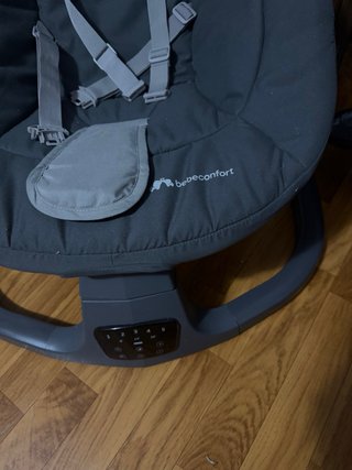 Hamaca Bebe Gris con Juguetes