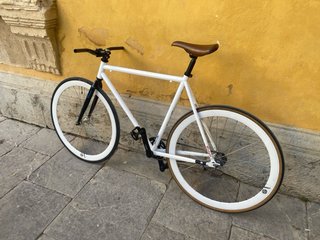 Bicicleta Fixie Blanca