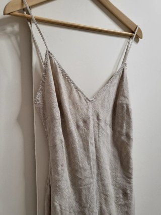 Vestido lino Zara Talla M