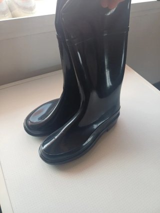 Botas de goma altas negras