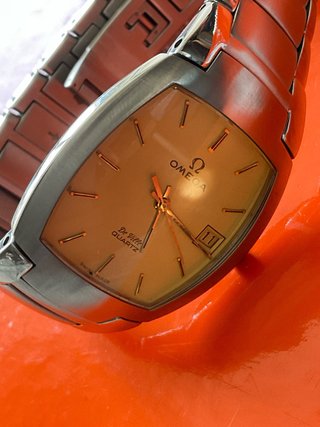 Omega de Ville calendario reloj quarz