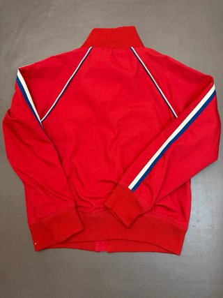 Jack & Jones Red Racing Track Jacket Zip Up Bomber