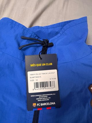 Chaqueta Barça oficial Nike Niño Talla 12