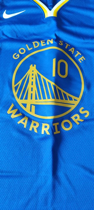 Camisa NBA Golden State Warriors Azul Dourada