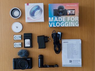 Cámara compacta Sony ZV-1 + Extras