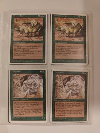 Fungusaurio. Basilisco. Magic. Mtg