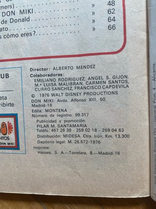 Cómic tebeo cuento