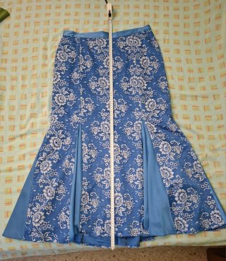 Traje Higaz Novias Azul