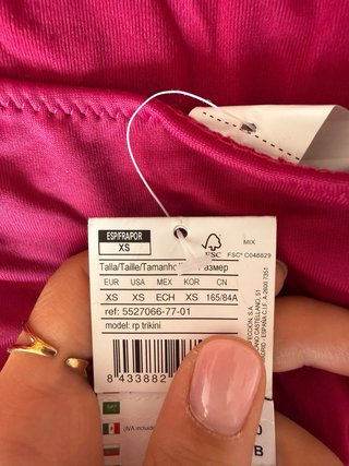 Trikini magenta Decote Halter