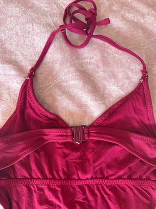 Trikini magenta Decote Halter