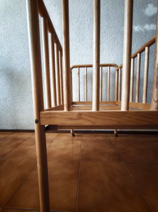 Mini Cuna Bebé Zara Home de Madera Natural
