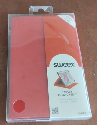 Custodia universale tablet 7 pollici rossa NUOVA