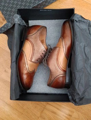 Zapatos Vestir Melvin & Hamilton Marrón/Dorado