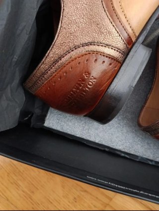 Zapatos Vestir Melvin & Hamilton Marrón/Dorado