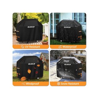 Fondello per barbecue resistente da esterno 183x66x130cm