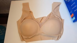 Sujetador Deportivo Sin Costuras Beige MEDIUM