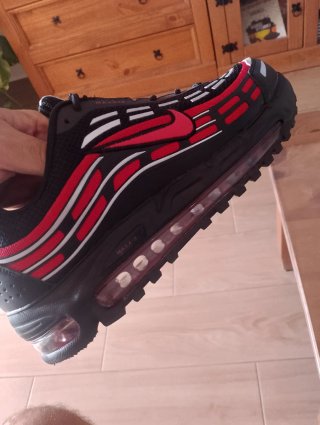 Zapatillas Nike Air Max Tavas Negras Rojas