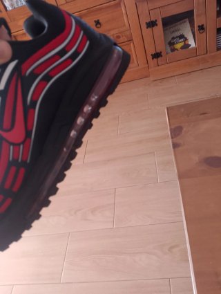 Zapatillas Nike Air Max Tavas Negras Rojas