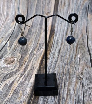 Pendientes Lapislázuli con enganche de plata