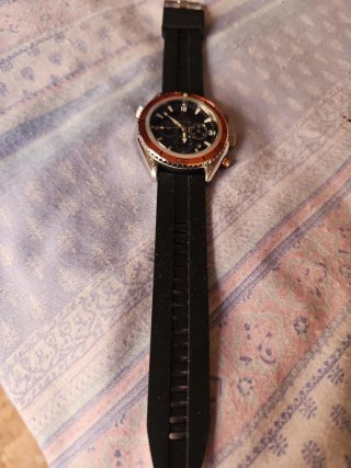 Reloj Omega Automático Marrón Naranja