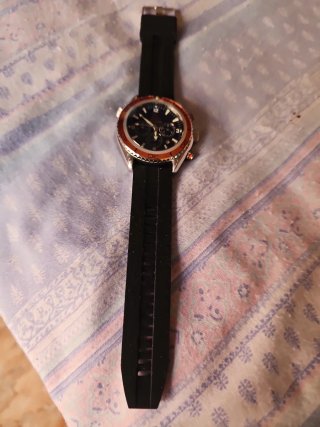 Reloj Omega Automático Marrón Naranja