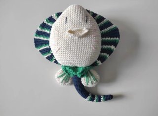 Amigurumi muñeco Manta Raya