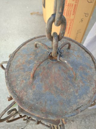 Farol de forja para restaurar