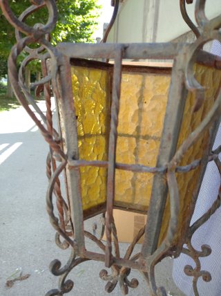 Farol de forja para restaurar