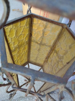 Farol de forja para restaurar