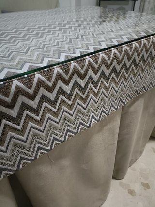 Mesa Camilla, incluye Cristal, Ropa Camilla/Tapete