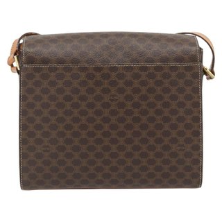 CELINE Macadam Canvas Circle Shoulder Bag PVC